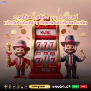 ดาวน์โหลด สล็อต pg เครดิตฟรีแล้วรับโบนัสปังๆ ตั้งแต่ยังไม่ต้องเติมเงิน